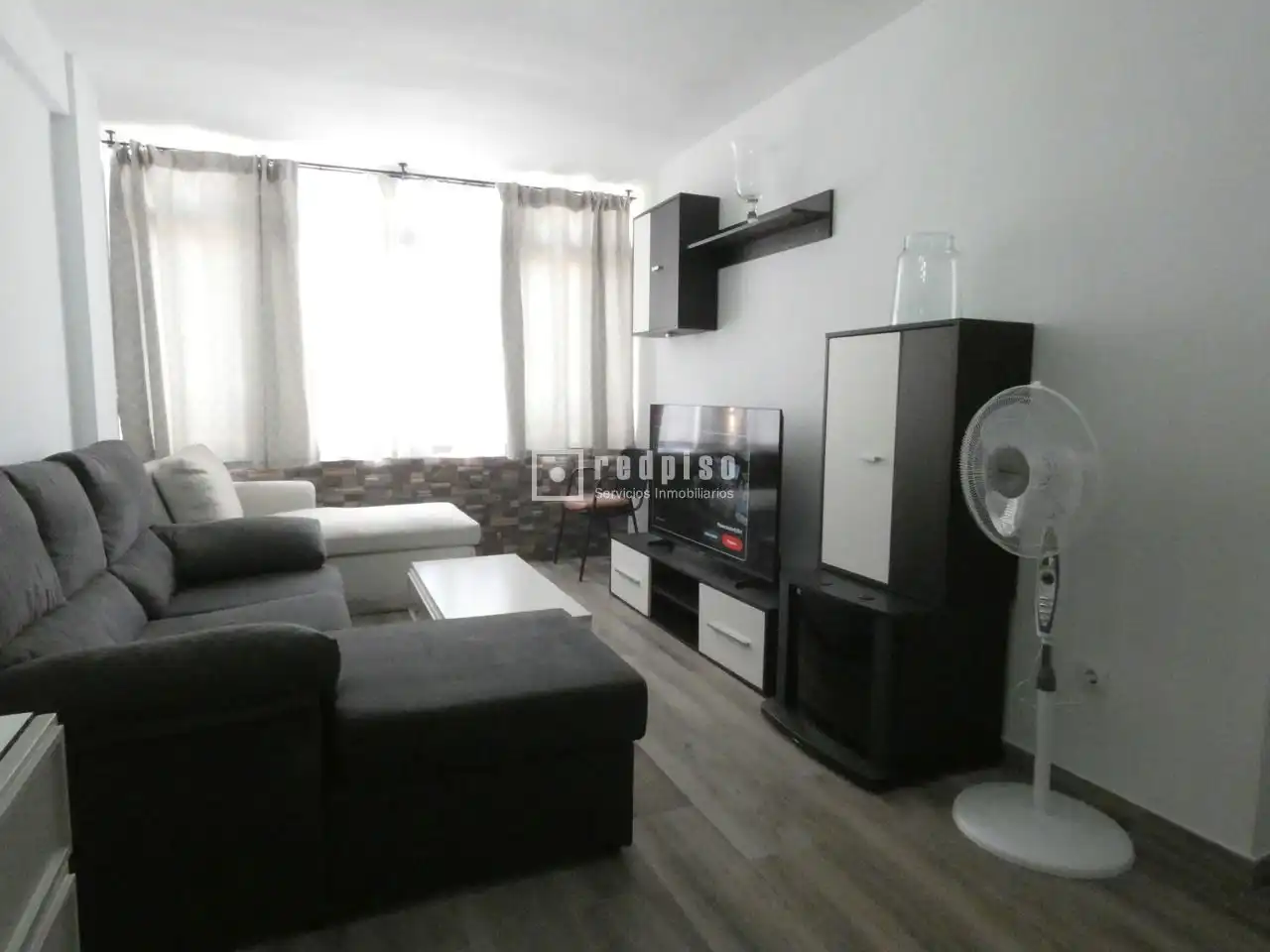 Sala de estar de Piso de alquiler en Málaga con Aire acondicionado, Terraza y Trastero