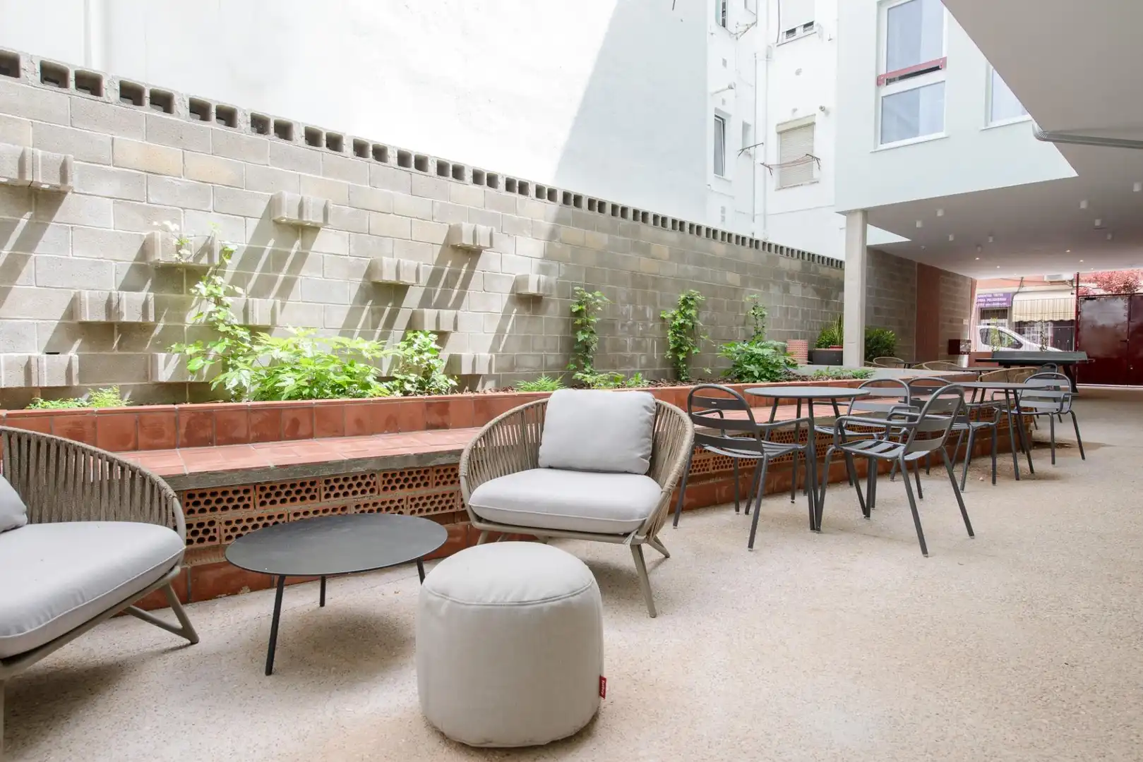 Terrace of Study for rent in Madrid  with Air Conditioner, Heating and Furnished