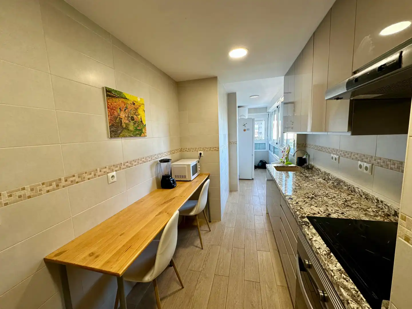Cocina de Piso en venta en Alicante / Alacant con Aire acondicionado, Terraza y Amueblado