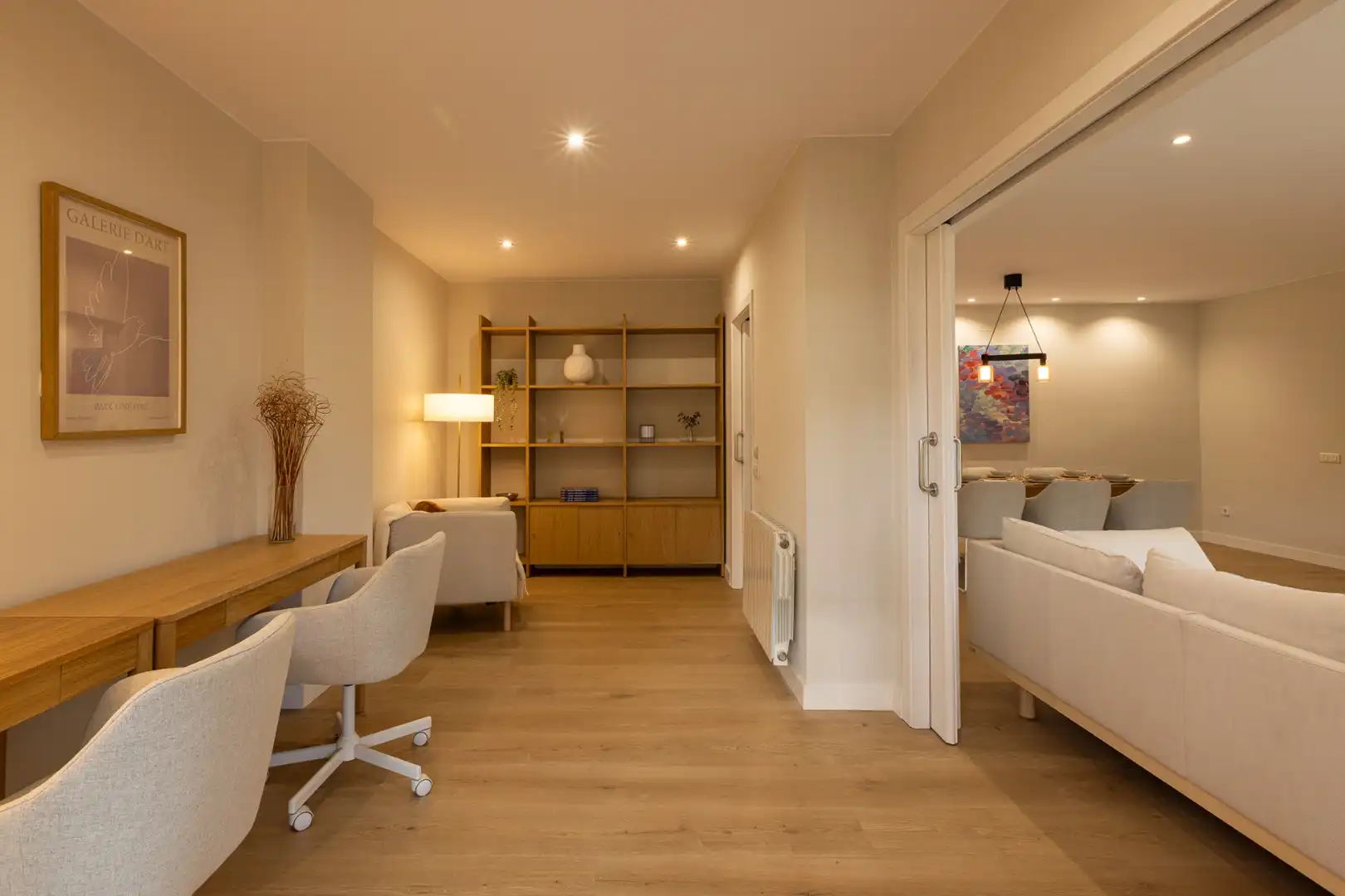 Schlafzimmer von Wohnung zum Verkauf in Badalona mit Klimaanlage, Heizung und Privatgarten