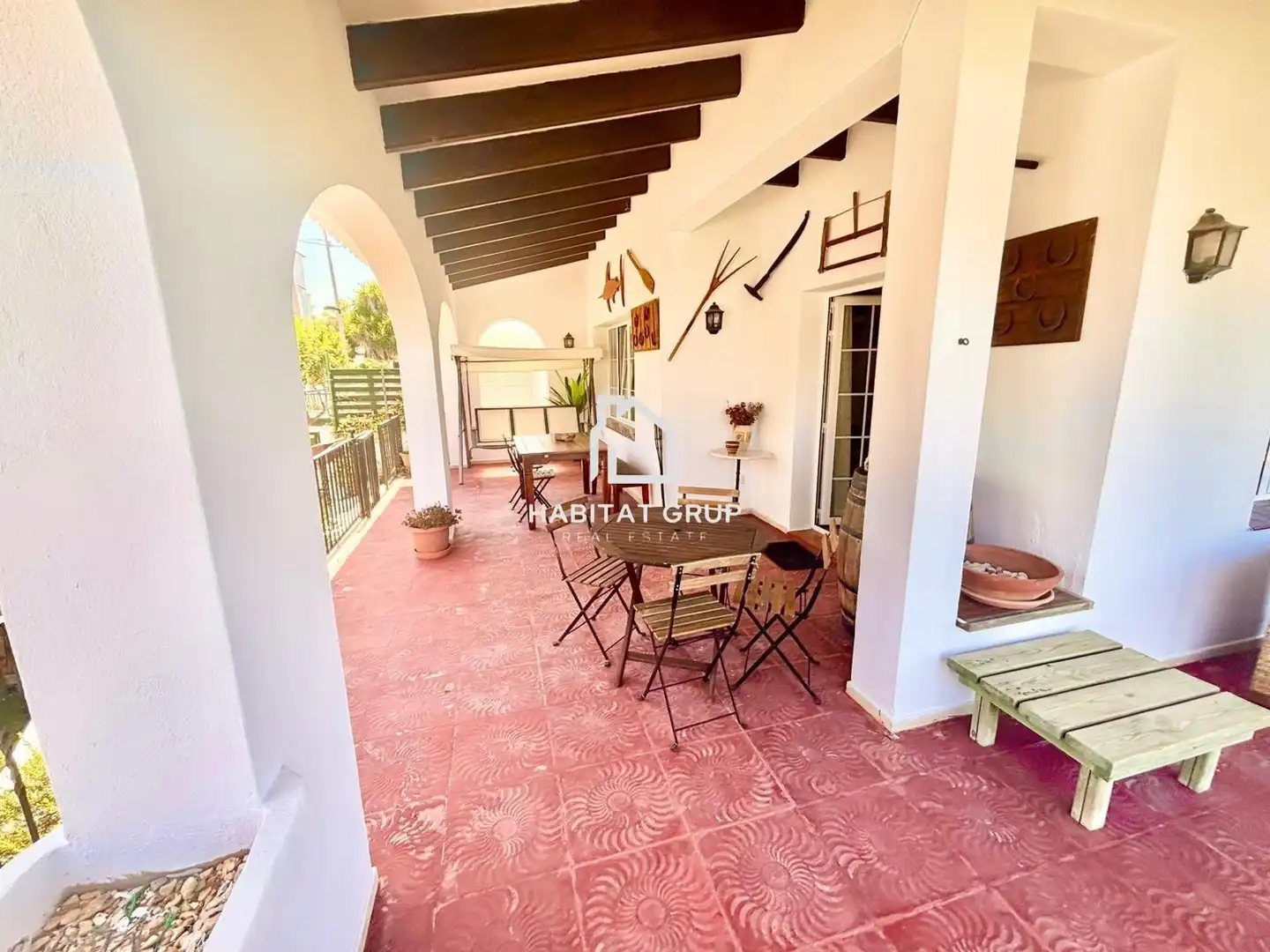 Terraza de Casa o chalet en venta en Es Castell con Aire acondicionado, Calefacción y Jardín privado