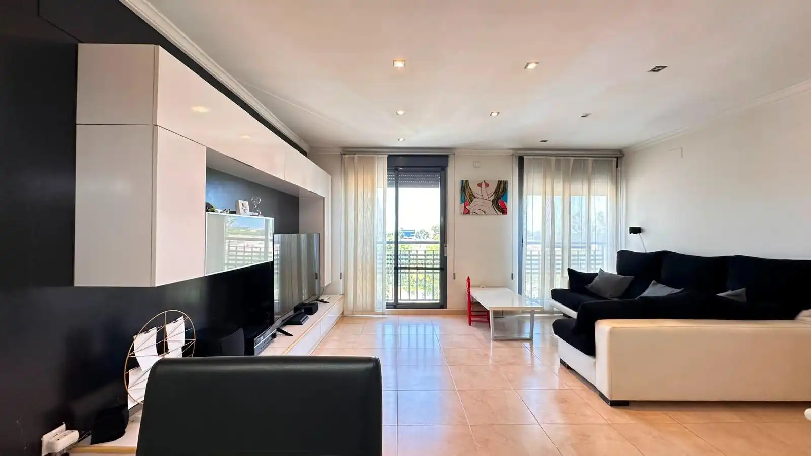 Sala de estar de Piso en venta en Carlet con Aire acondicionado