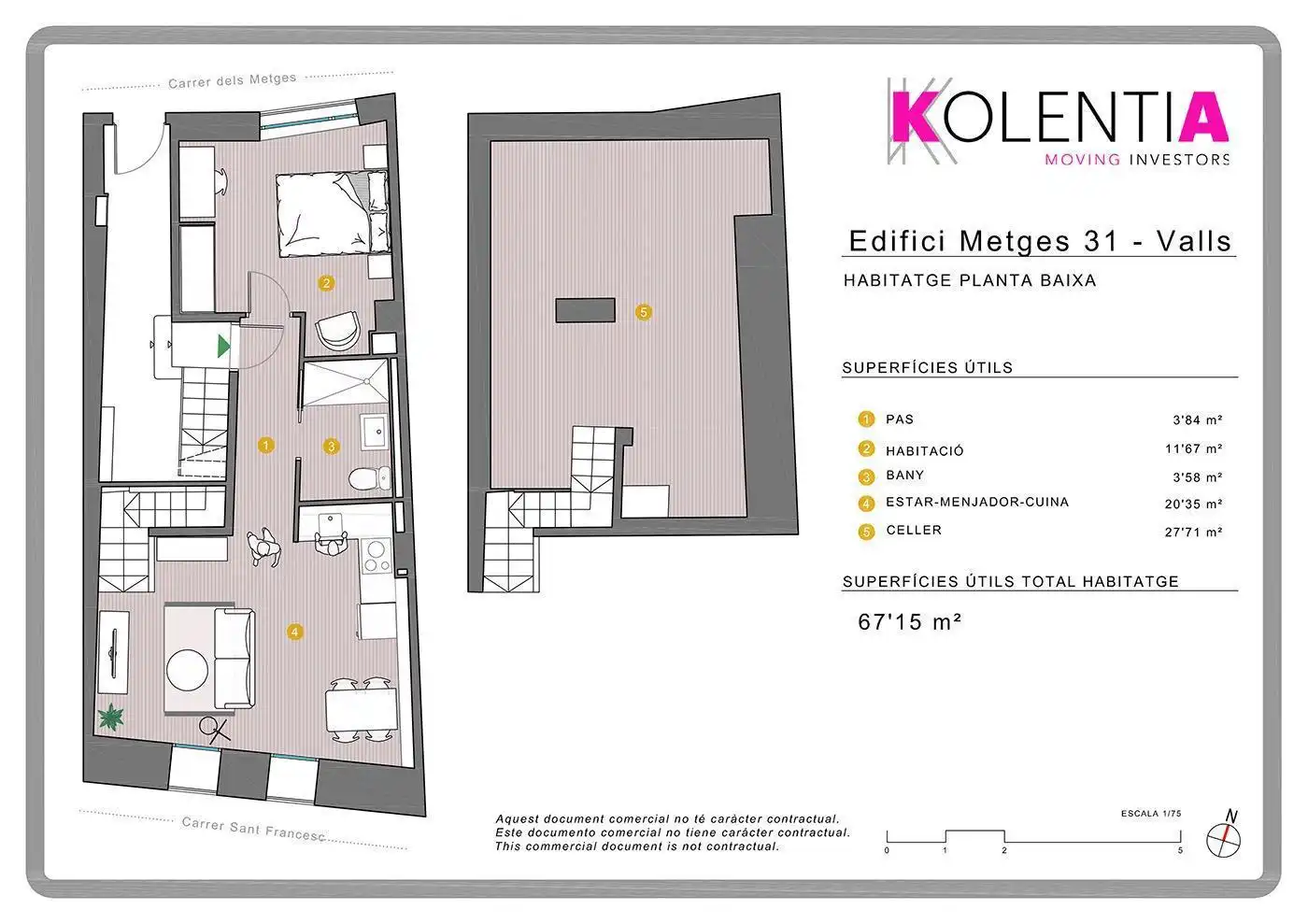 Piso de alquiler en Carrer dels Metges, 27, Valls