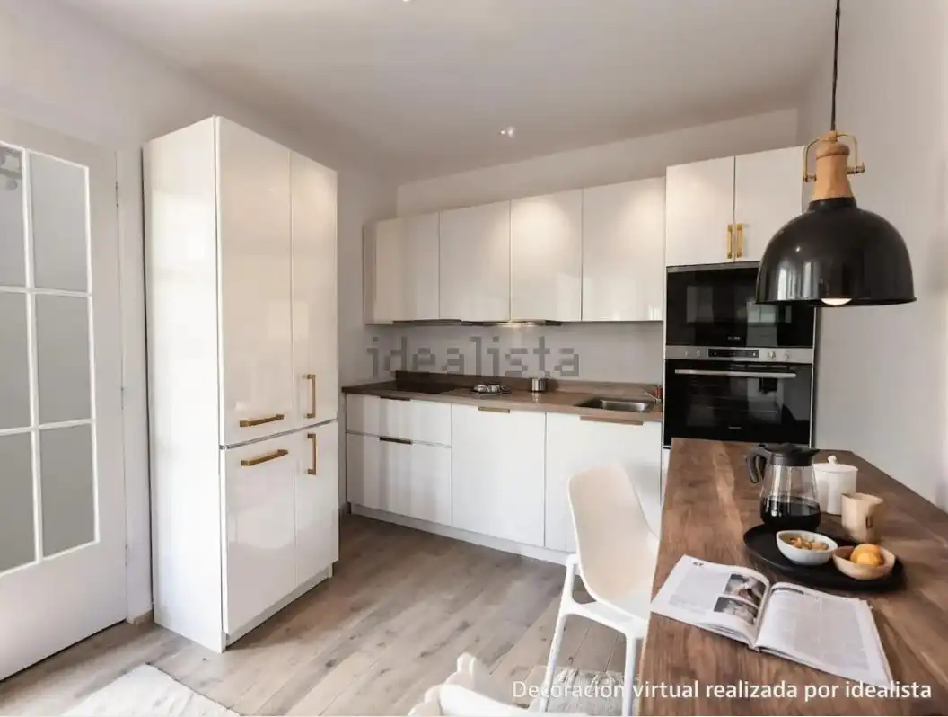 Kitchen of Flat for sale in Bilbao   with Heating and Balcony