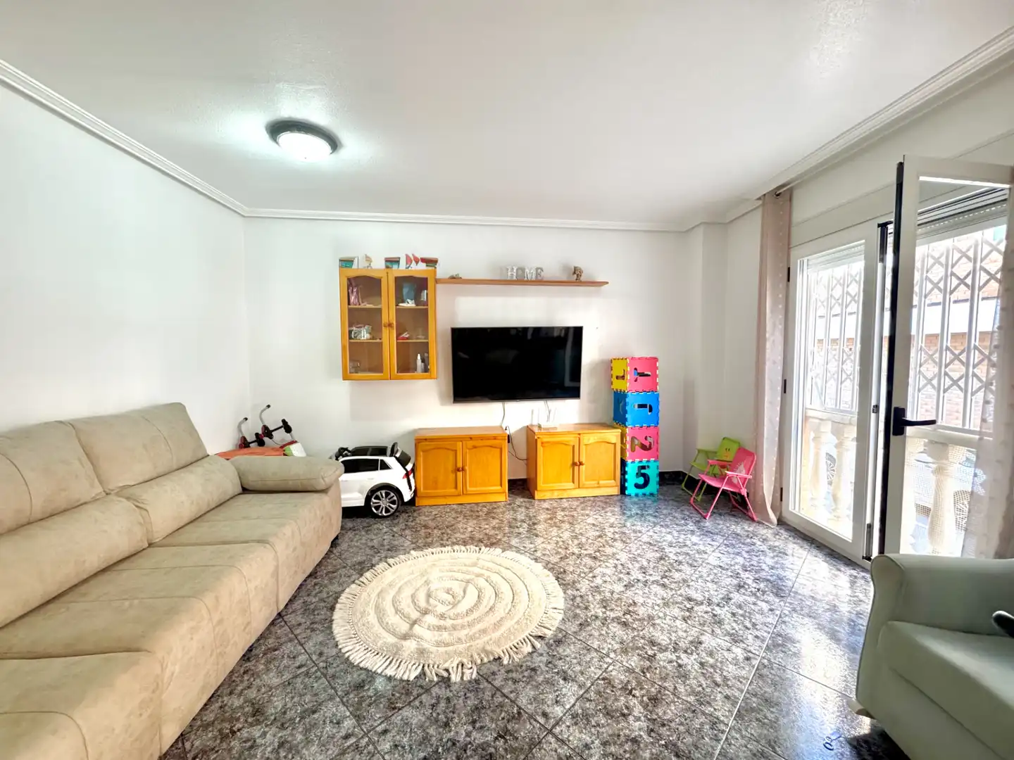 Sala de estar de Piso en venta en San Pedro del Pinatar con Aire acondicionado, Amueblado y Horno