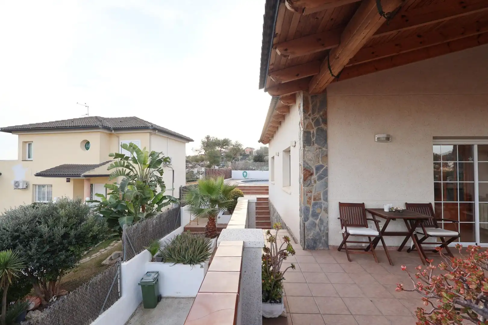 Terrassa de Casa o xalet en venda en Cubelles amb Aire condicionat, Jardí privat i Terrassa