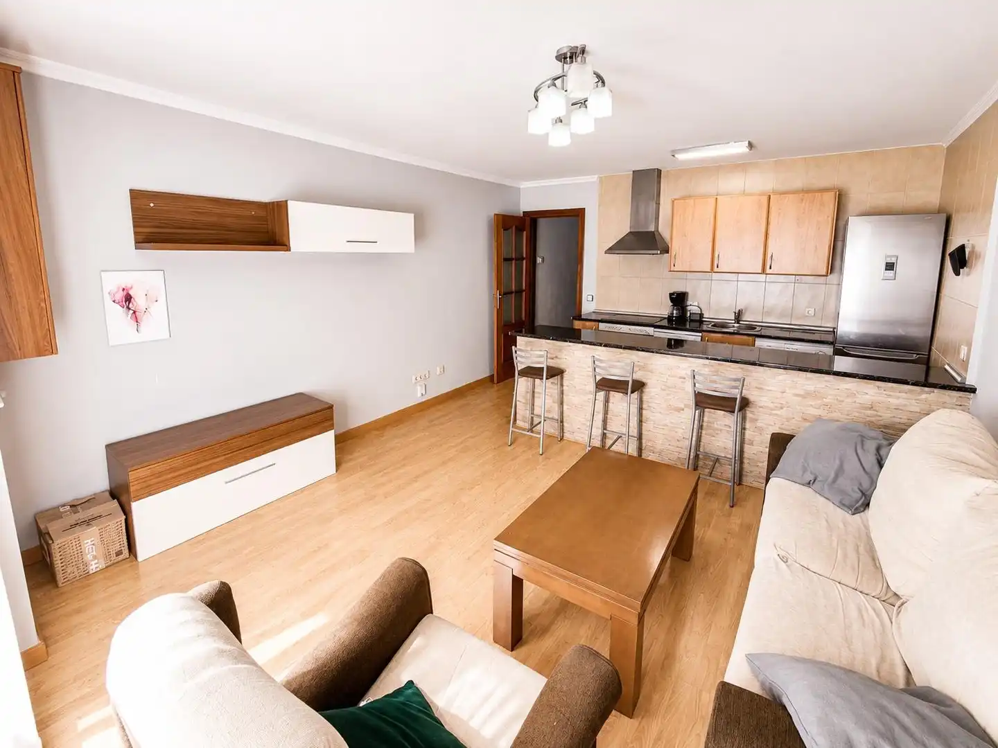 Sala d'estar de Apartament en venda en Madrid amb Aire condicionat i Calefacció