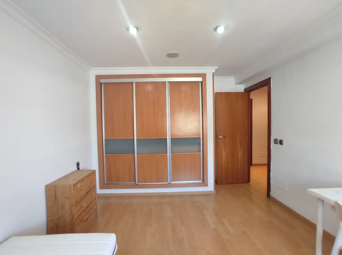 Schlafzimmer von Wohnung zur Miete in Málaga mit Klimaanlage, Möbliert und Waschmaschine
