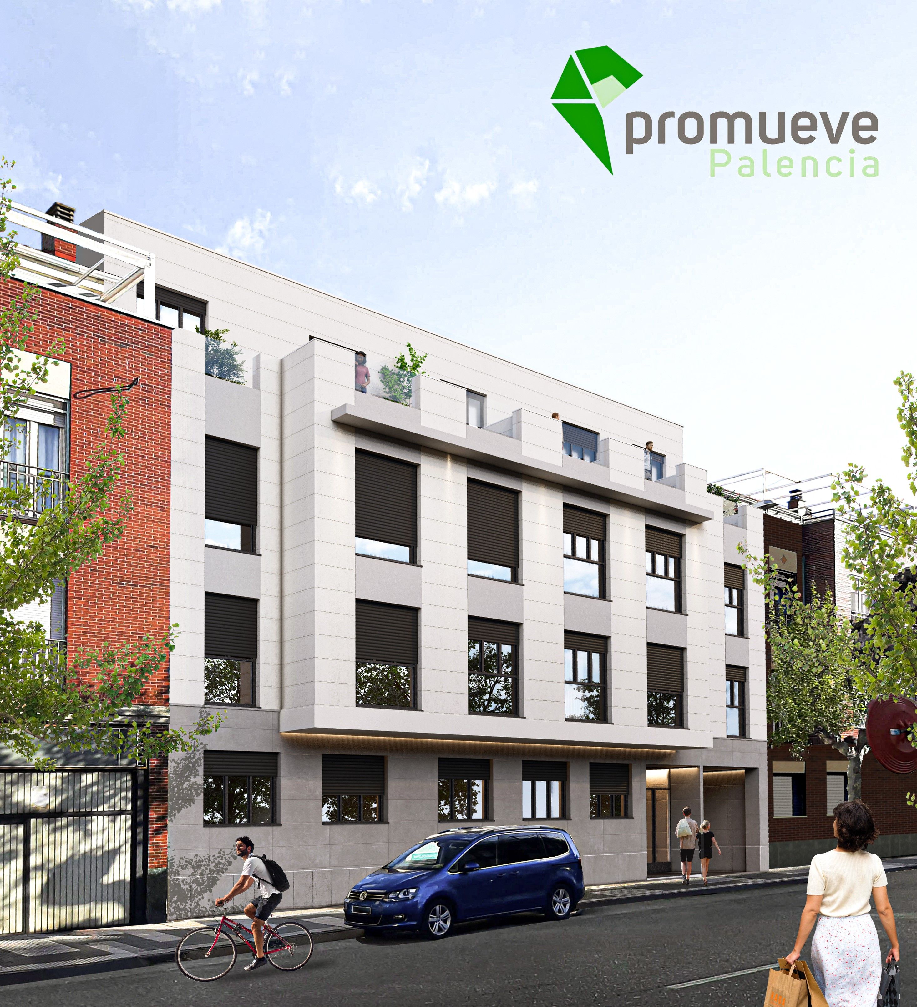 Vista exterior de Apartament en venda en Palencia Capital