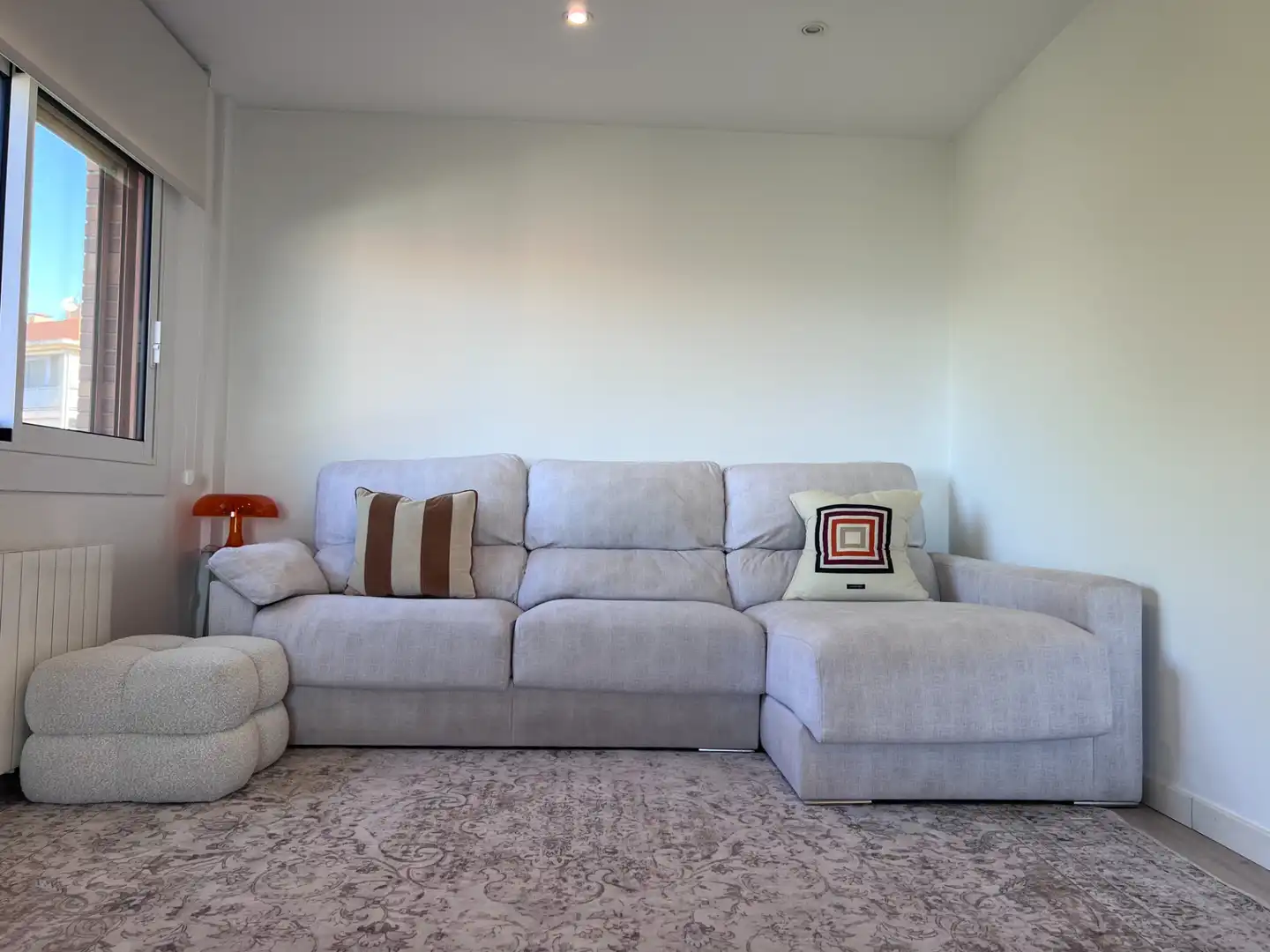 Living room of Flat for sale in Vilassar de Dalt  with Air Conditioner, Heating and Parquet flooring