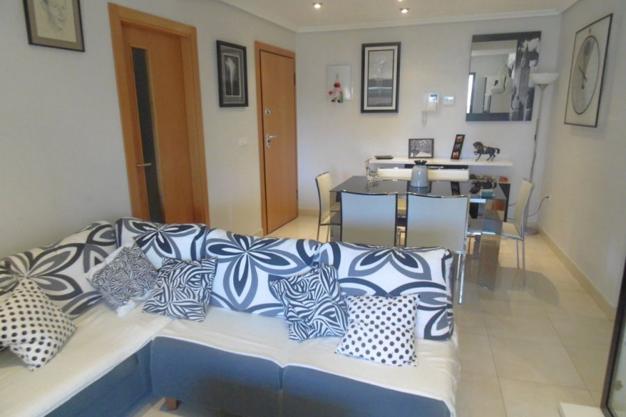 Sala d'estar de Apartament en venda en Benidorm amb Aire condicionat, Calefacció i Terrassa