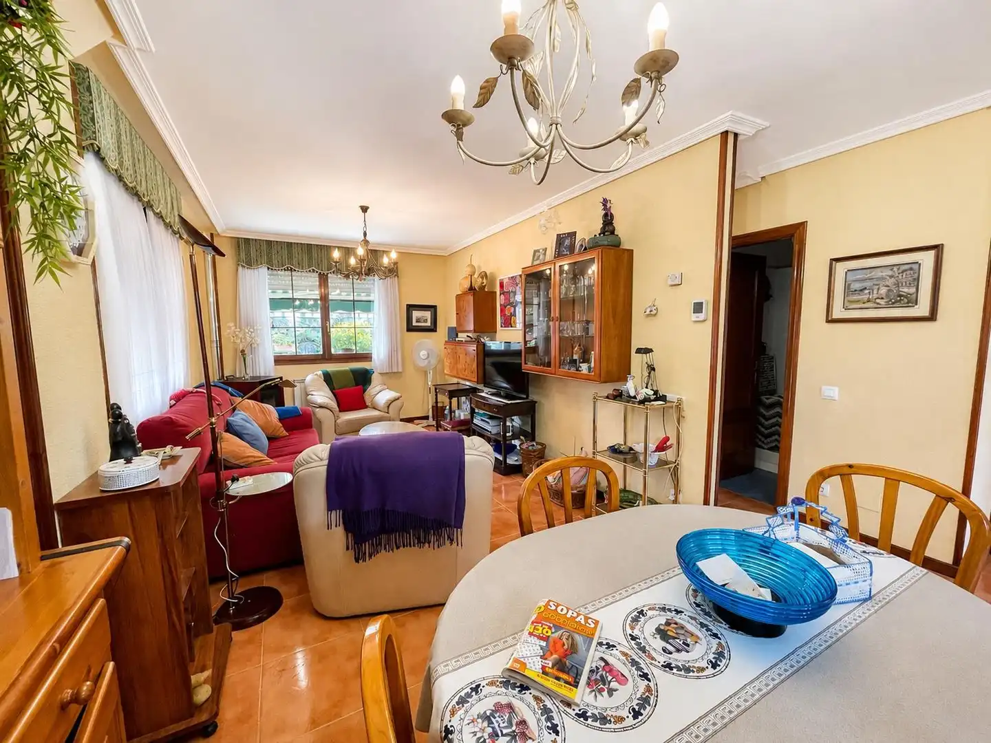 Living room of Houses for sale in Argoños   with Heating, Private garden and Community pool