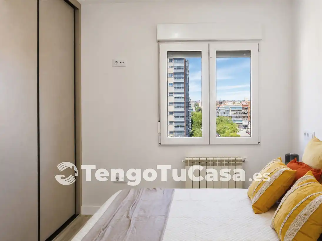 Schlafzimmer von Wohnung zum Verkauf in Madrid mit Klimaanlage, Heizung und Parkett