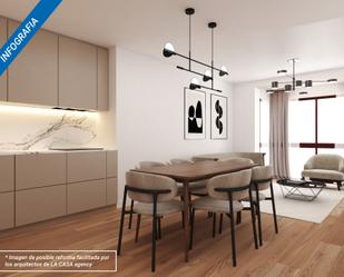 Dining room of Flat for sale in  Madrid Capital  with Heating, Terrace and Balcony
