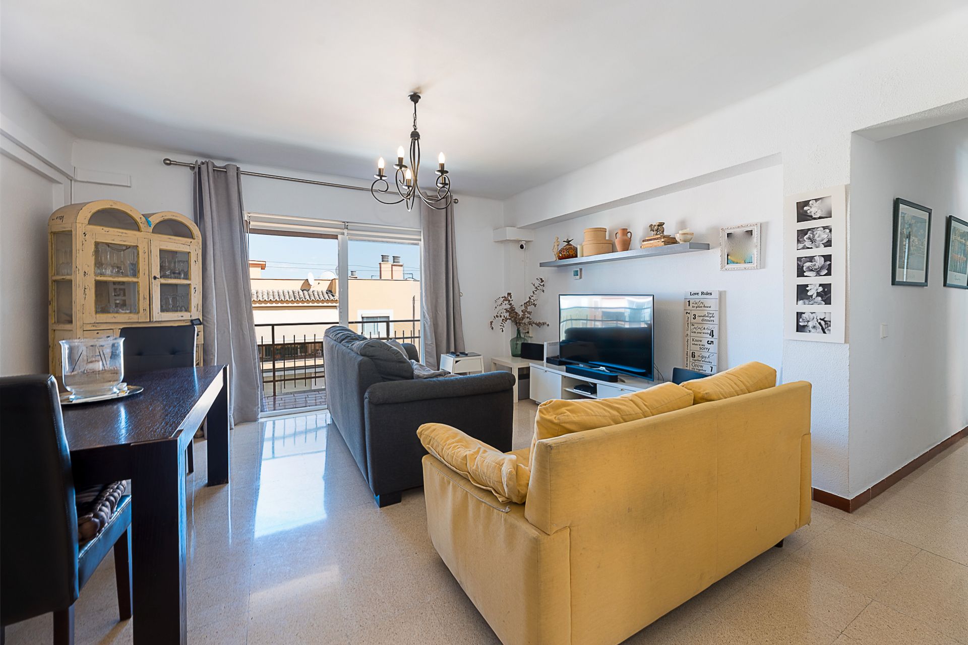 Sala d'estar de Pis en venda en  Palma de Mallorca amb Aire condicionat, Calefacció i Balcó