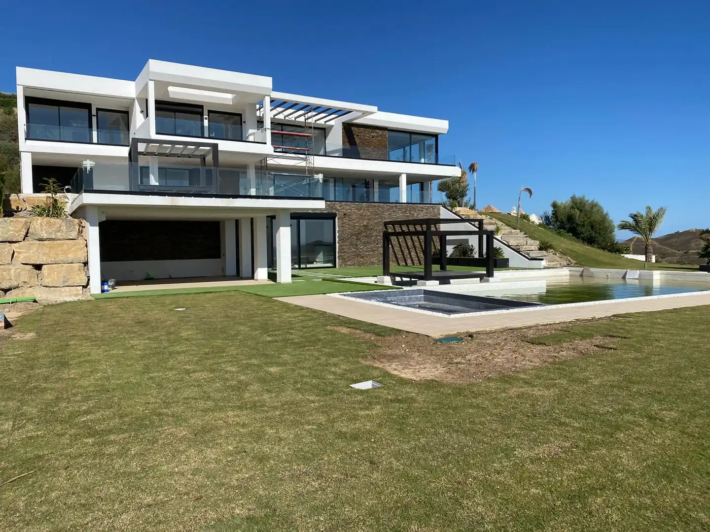 Exterior view of Houses for rent in Benahavís  with Air Conditioner, Heating and Private garden