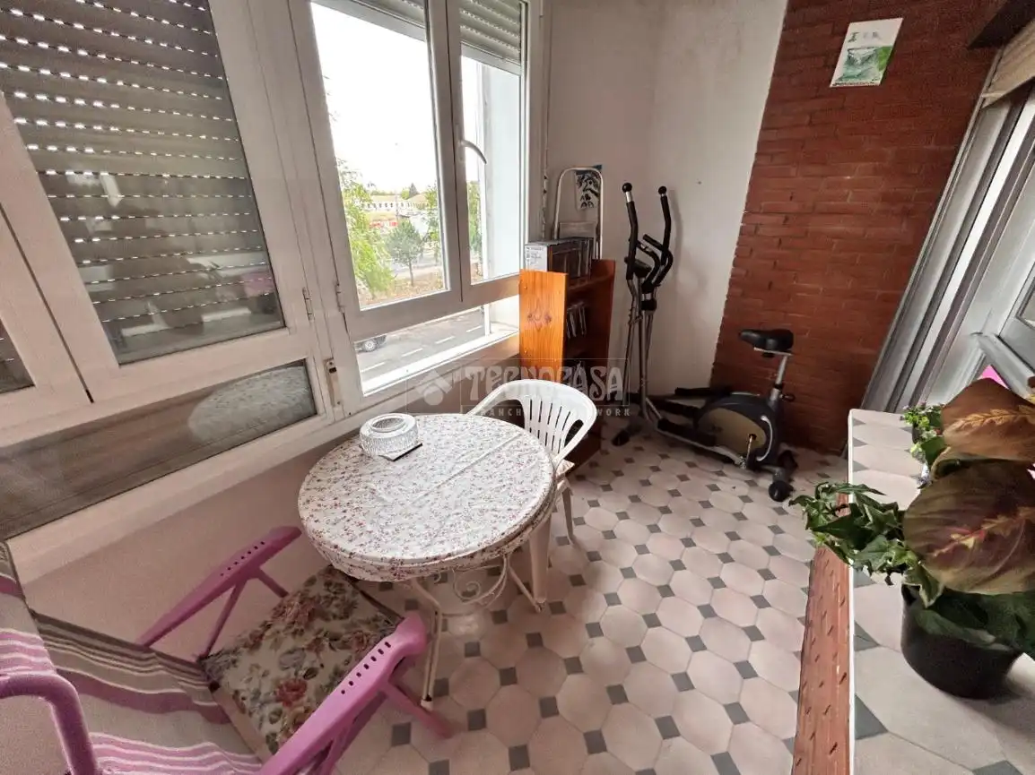 Balcony of Flat for sale in Madrid  with Air Conditioner and Heating