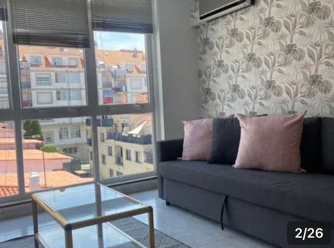 Sala d'estar de Pis de lloguer en Sanxenxo amb Traster, Moblat i Balcó