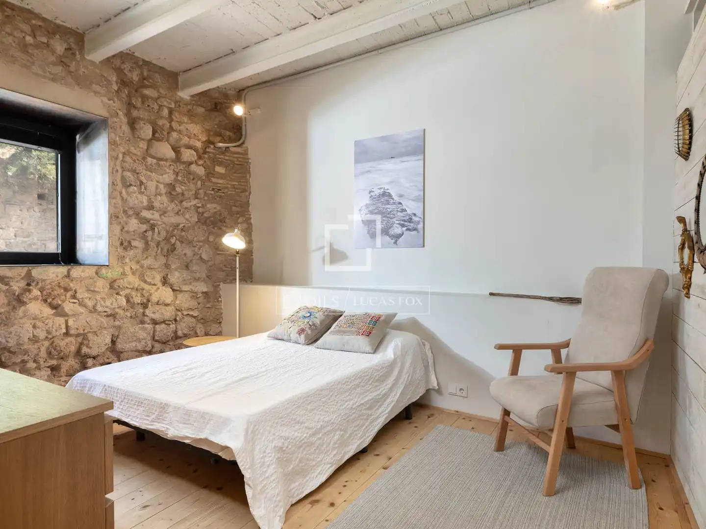 Habitación de Finca rústica en venta en Bàscara con Aire acondicionado y Terraza