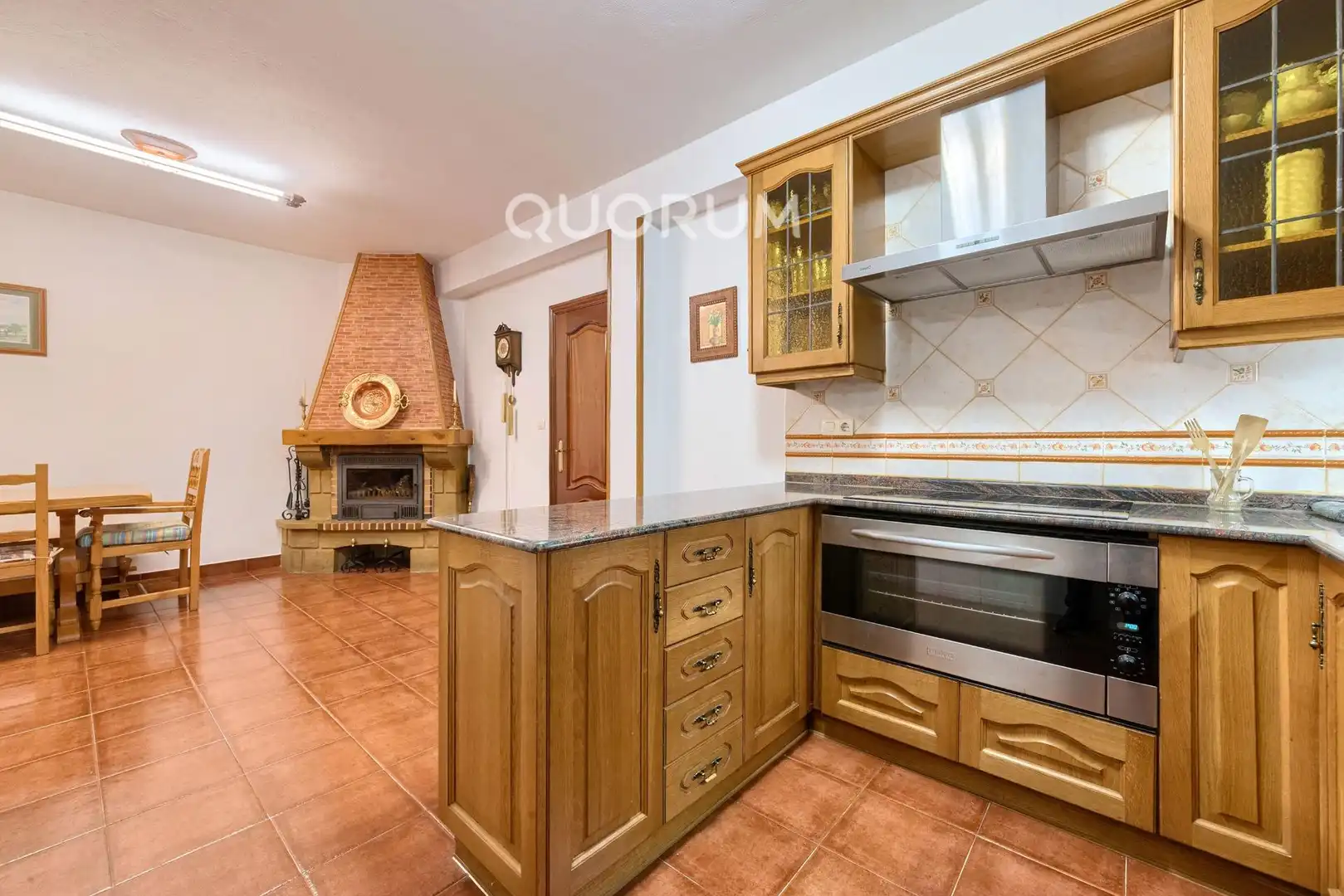 Cocina de Casa adosada en venta en Basauri  con Calefacción, Jardín privado y Terraza