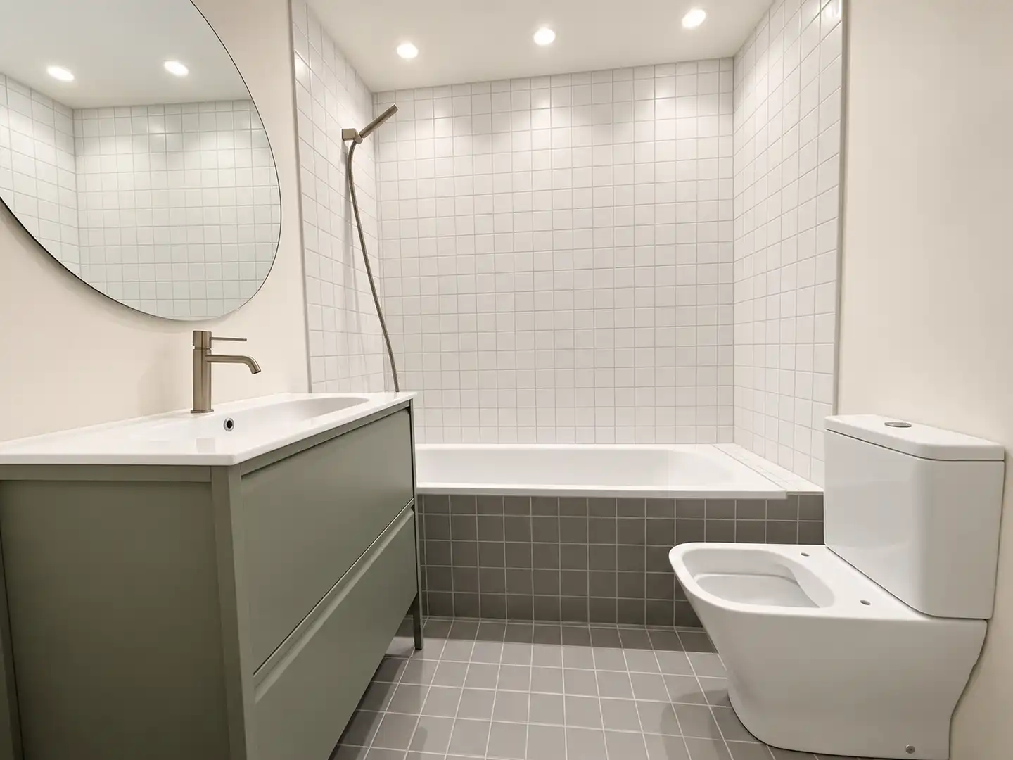 Badezimmer von Maisonette zum Verkauf in Barcelona mit Heizung und Terrasse