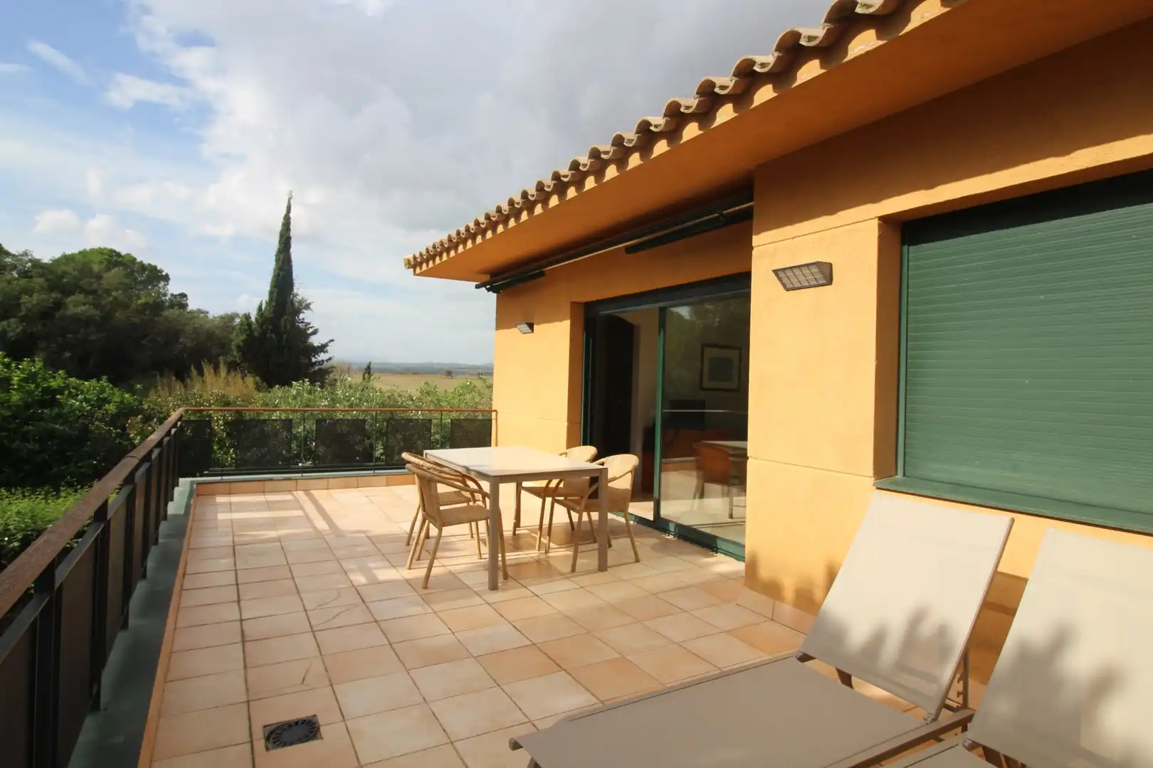 Terrace of Flat for rent in Navata  with Heating, Terrace and Swimming Pool