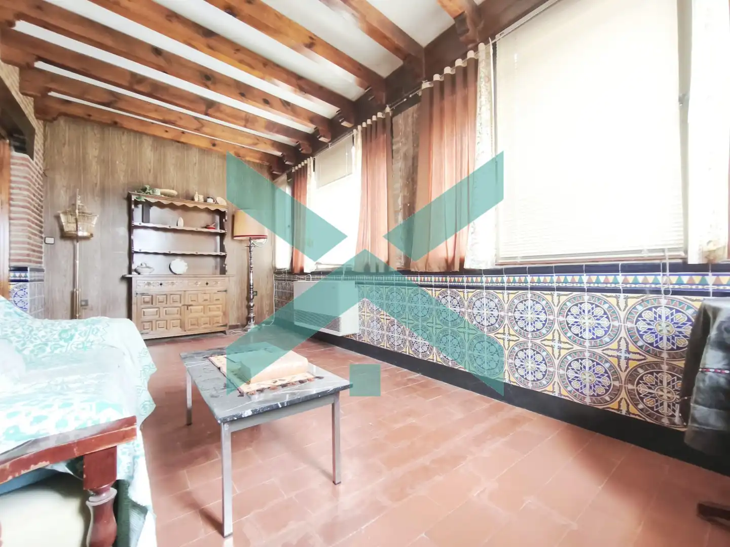 Cocina de Piso en venta en Lillo con Calefacción, Terraza y Amueblado
