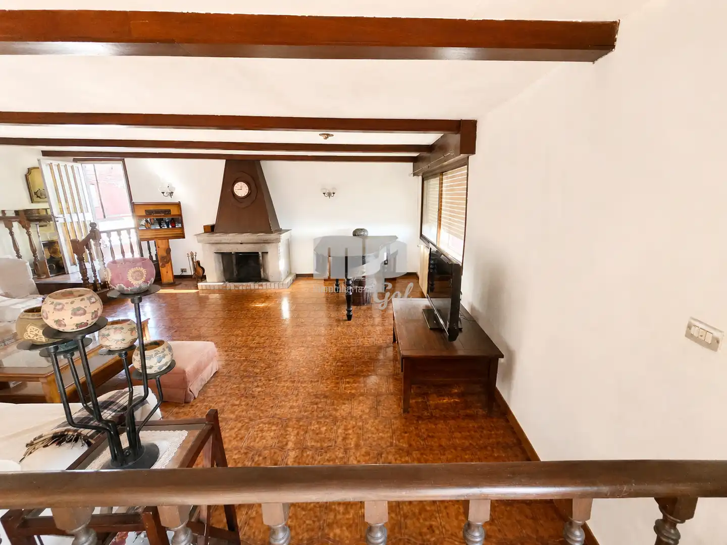 Sala d'estar de Àtic en venda en Vigo  amb Calefacció i Terrassa