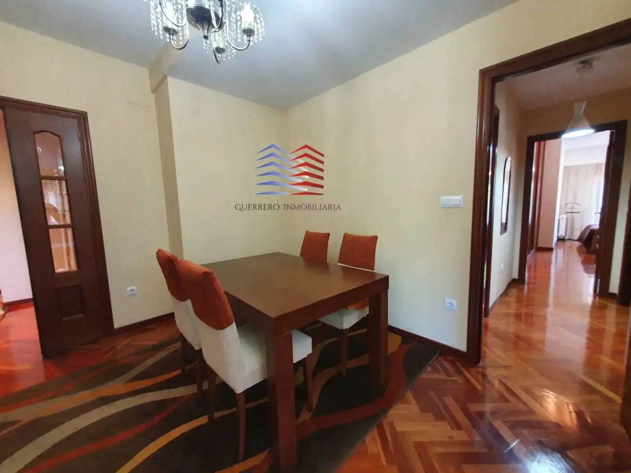Dining room of Flat for rent in Ourense Capital   with Heating, Parquet flooring and Storage room