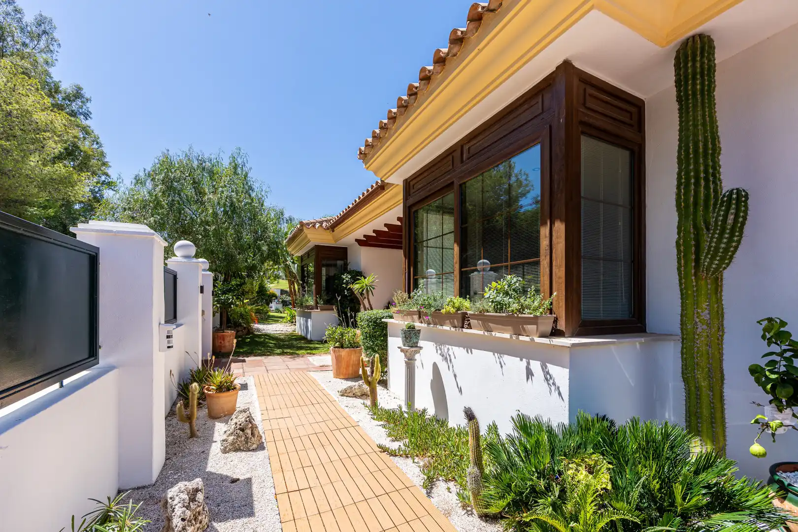 Terraza de Casa o chalet en venta en Mijas con Aire acondicionado, Jardín privado y Terraza
