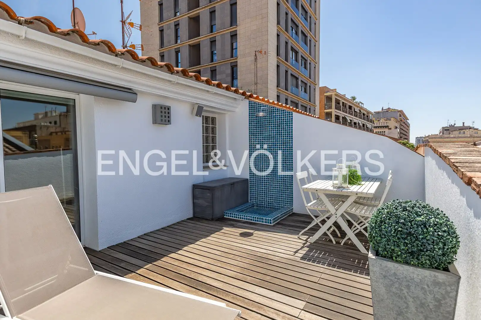 Terrace of Attic for sale in Sabadell  with Air Conditioner, Heating and Parquet flooring