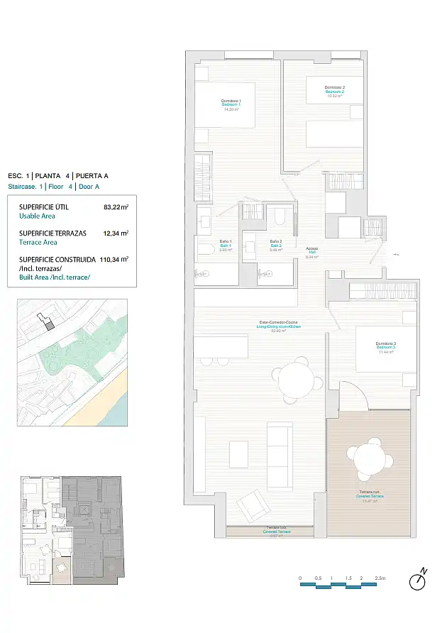 Appartement compact avec terrasse à vendre à Centro Urbano, imagen 13