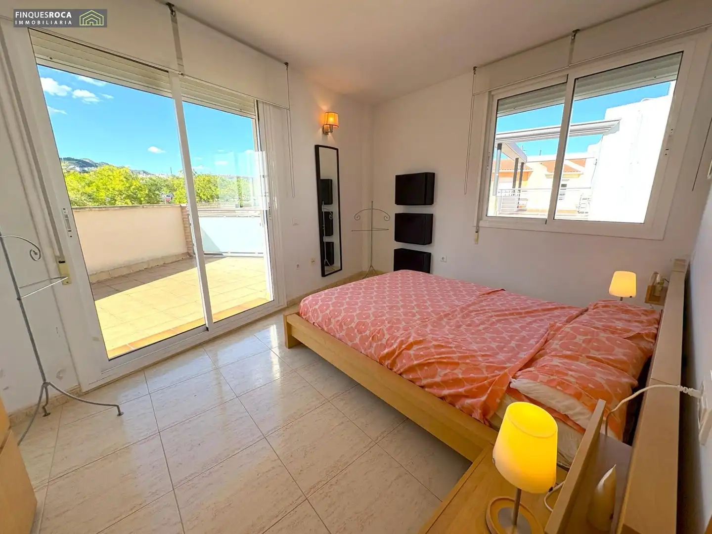 Dormitori de Casa adosada en venda en La Ràpita amb Aire condicionat, Jardí privat i Terrassa