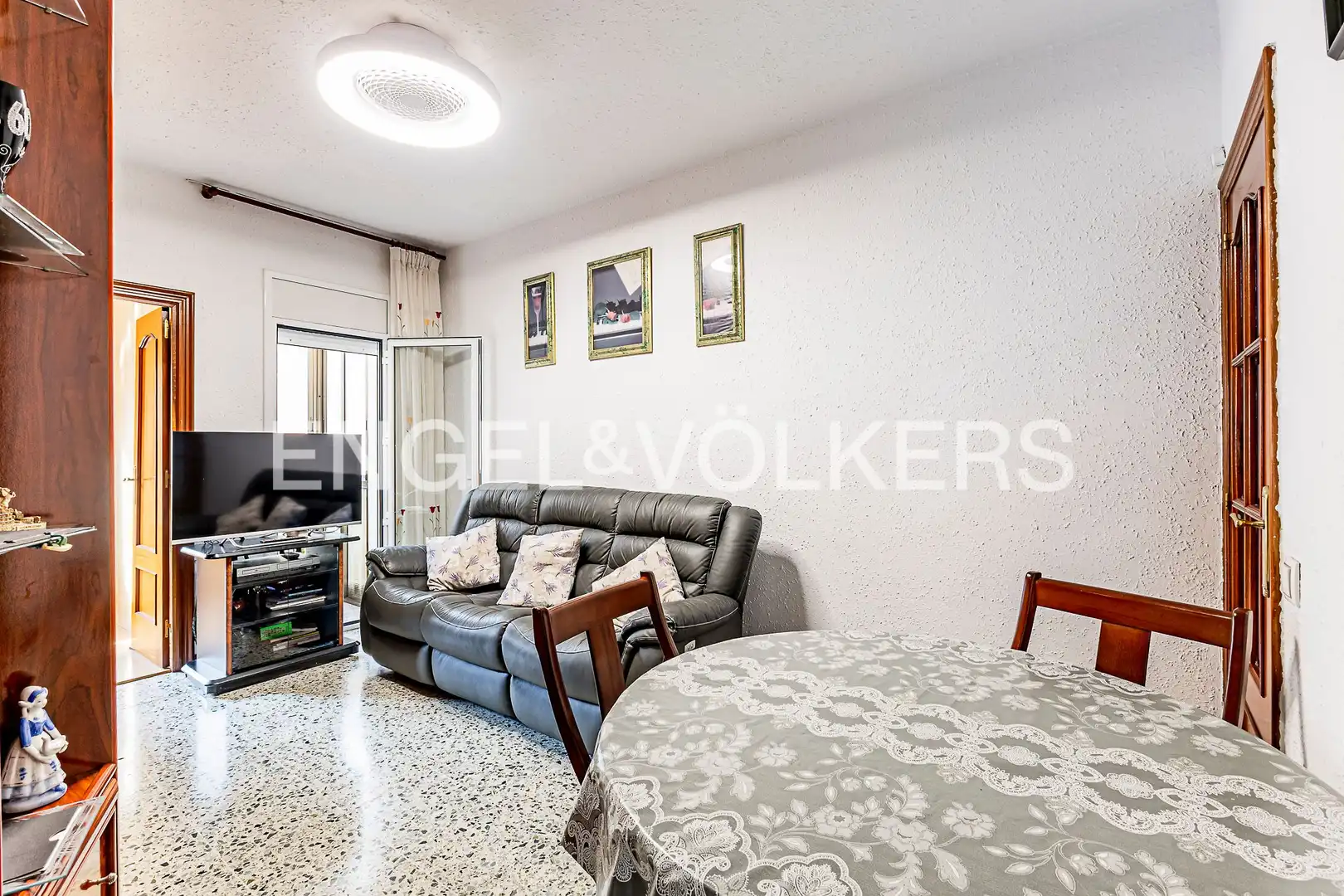 Sala de estar de Piso en venta en Barcelona con Aire acondicionado, Calefacción y Balcón