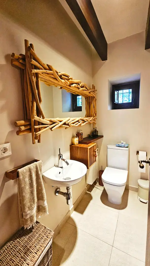 Bathroom of Houses for sale in Alájar  with Heating, Private garden and Terrace