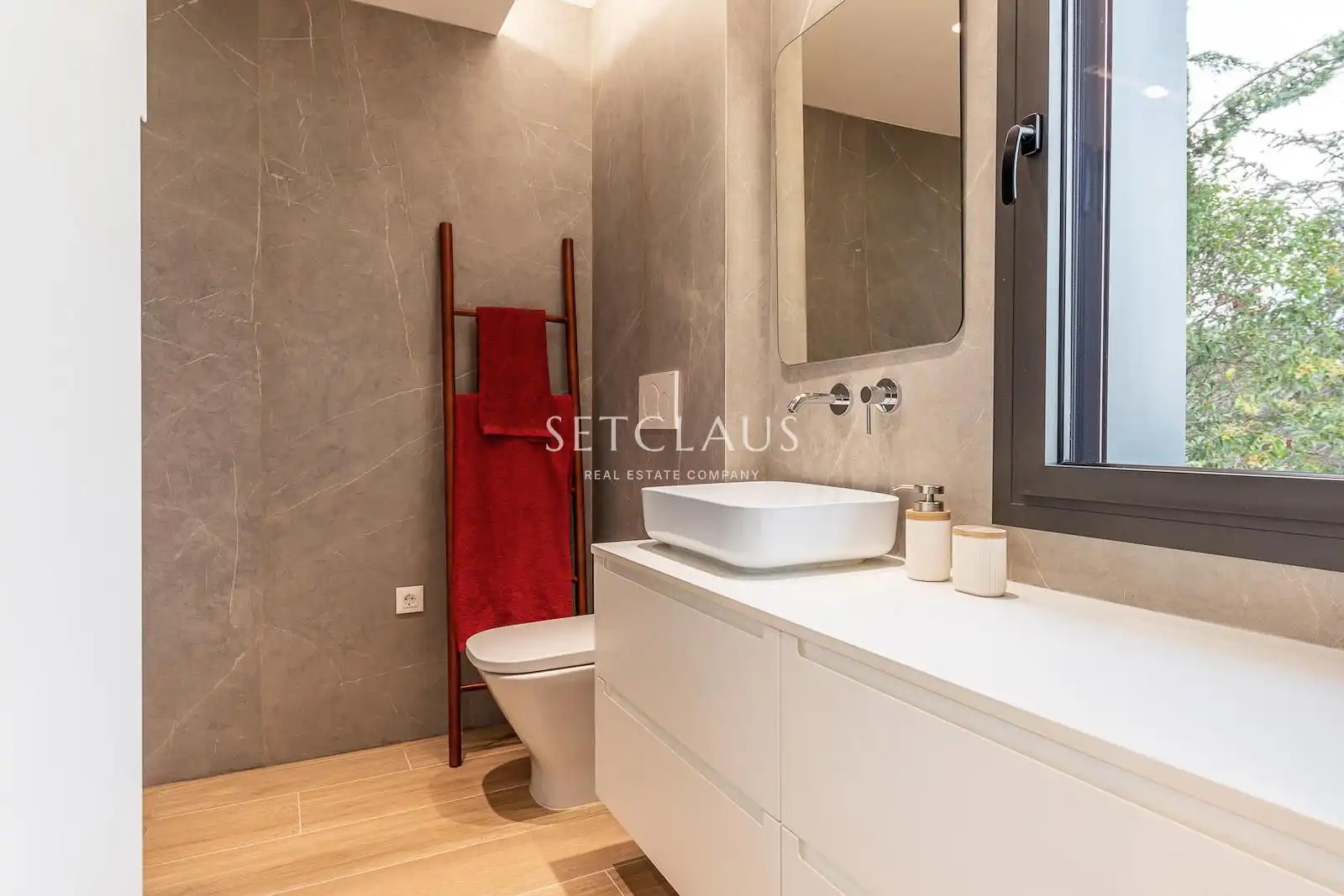 Baño de Casa o chalet en venta en Tiana con Aire acondicionado, Calefacción y Terraza