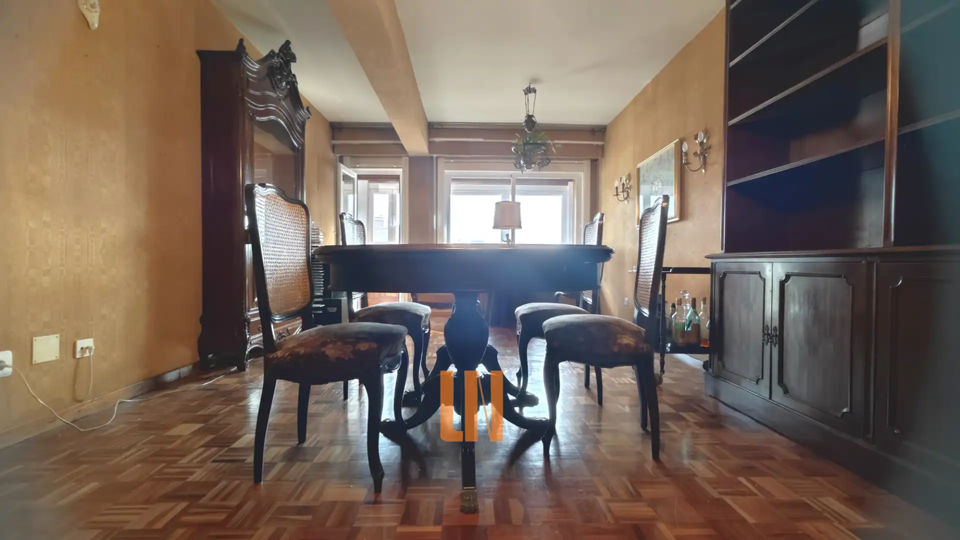 Dining room of Flat for sale in A Coruña Capital   with Heating, Balcony and Internet