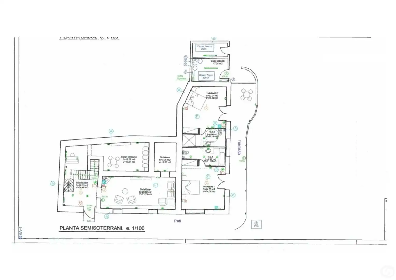 Houses for sale in La Vall de Bianya  with Heating, Terrace and Storage room