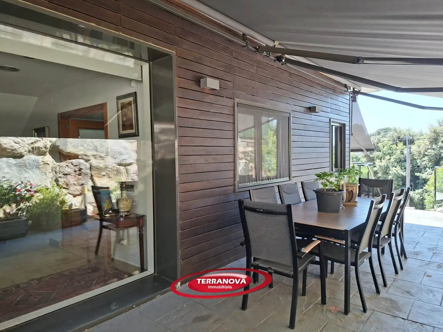 Terrassa de Casa o xalet en venda en L'Ametlla del Vallès amb Aire condicionat, Calefacció i Jardí privat
