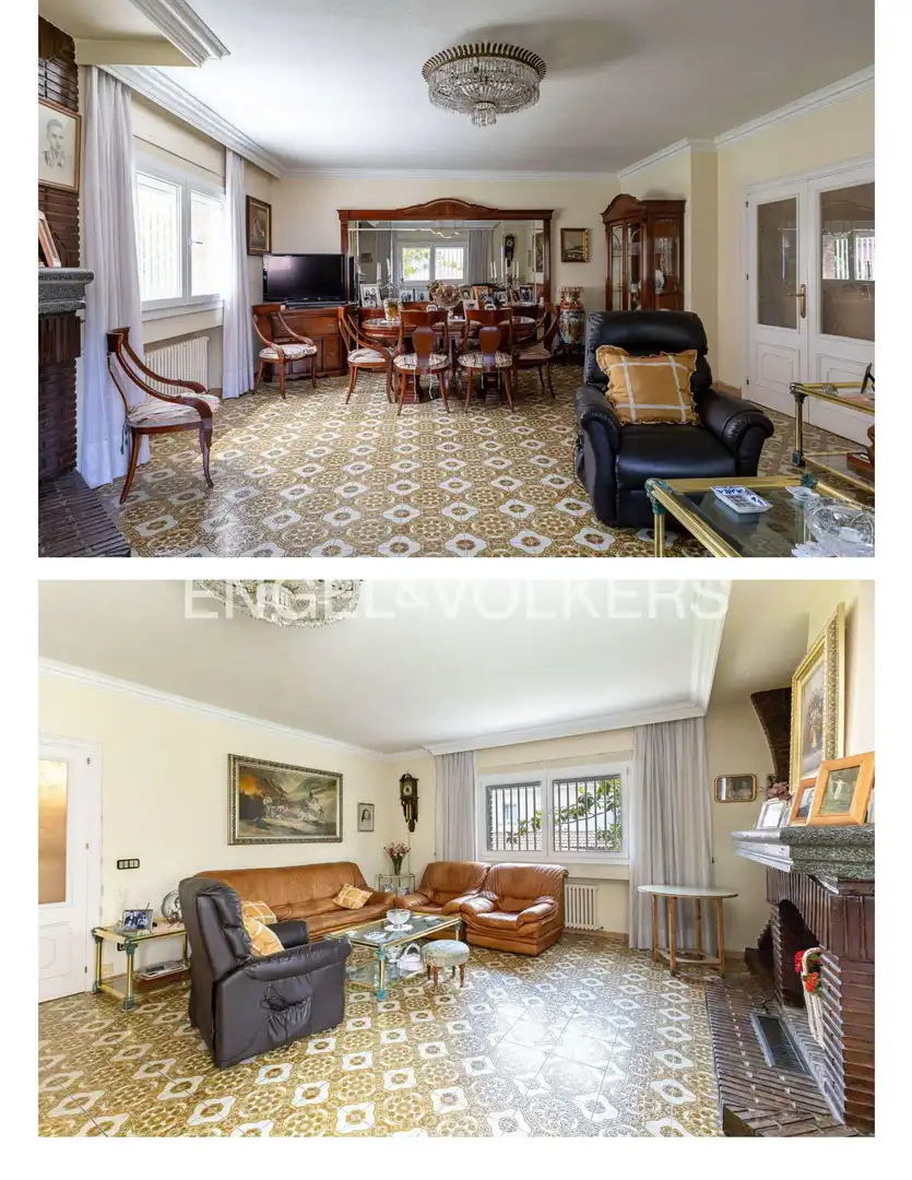 Sala de estar de Casa o chalet en venta en La Moraleja con Calefacción, Jardín privado y Parquet