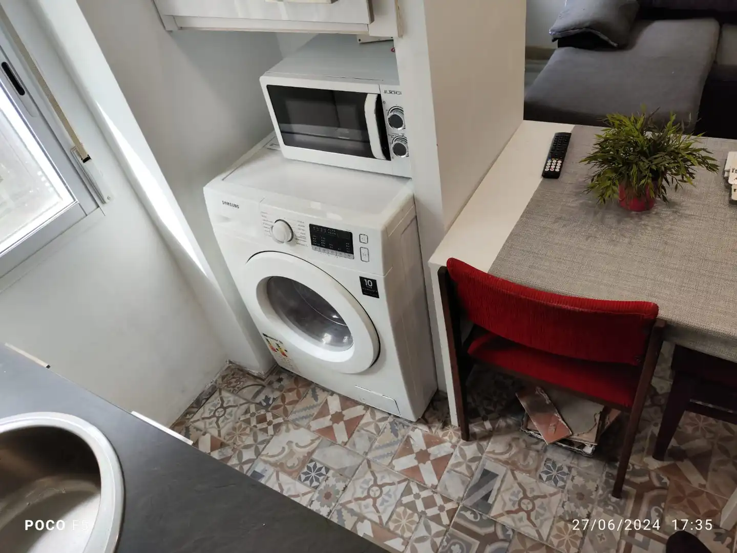 Cocina de Piso de alquiler en Zaragoza con Calefacción, Parquet y Amueblado
