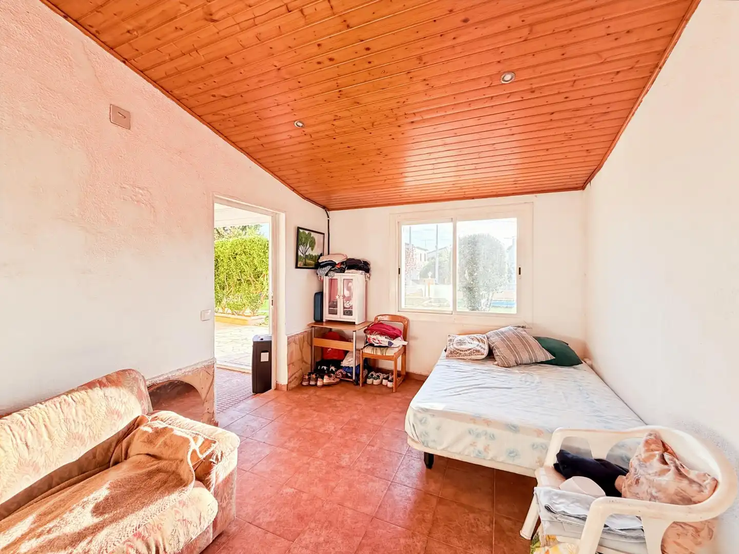 Sala d'estar de Casa o xalet en venda en Piera amb Calefacció, Terrassa i Piscina