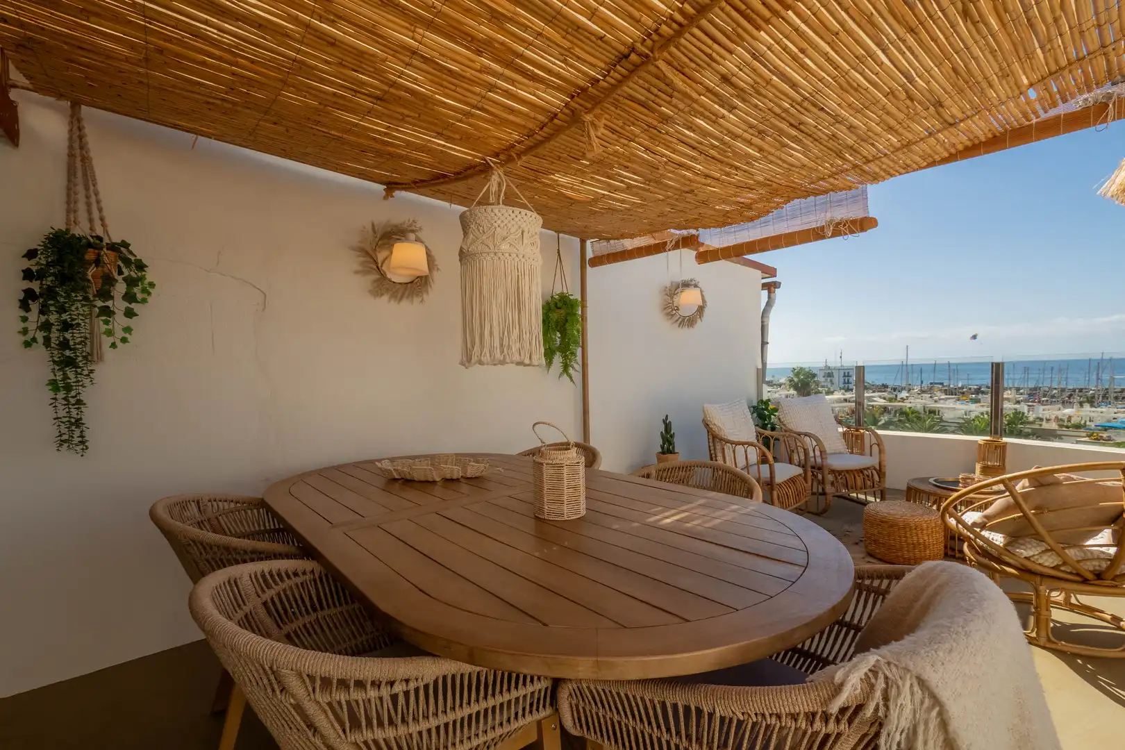 Terraza de Dúplex de alquiler en Mogán con Aire acondicionado, Terraza y Amueblado
