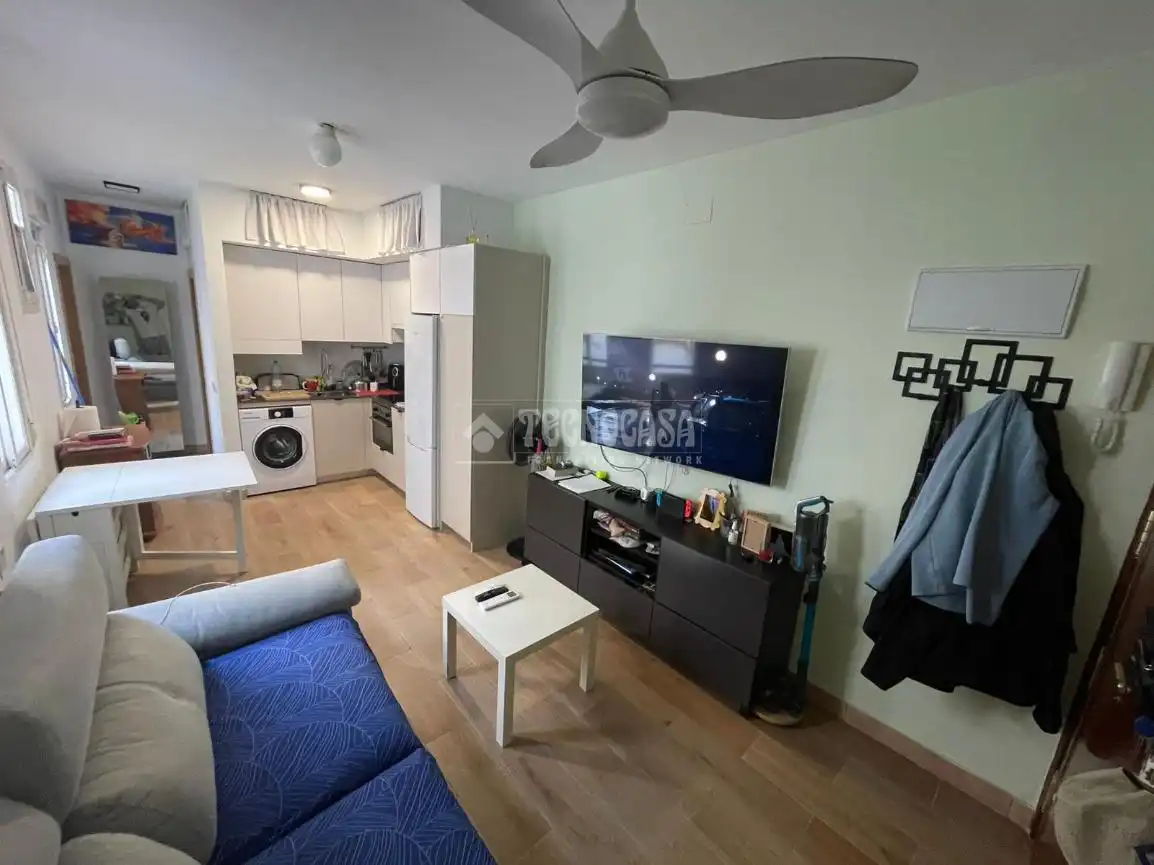 Sala de estar de Piso en venta en Madrid con Calefacción y Parquet