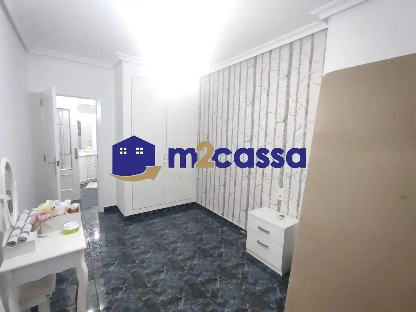 Bedroom of Flat for sale in Lorca  with Air Conditioner and Balcony