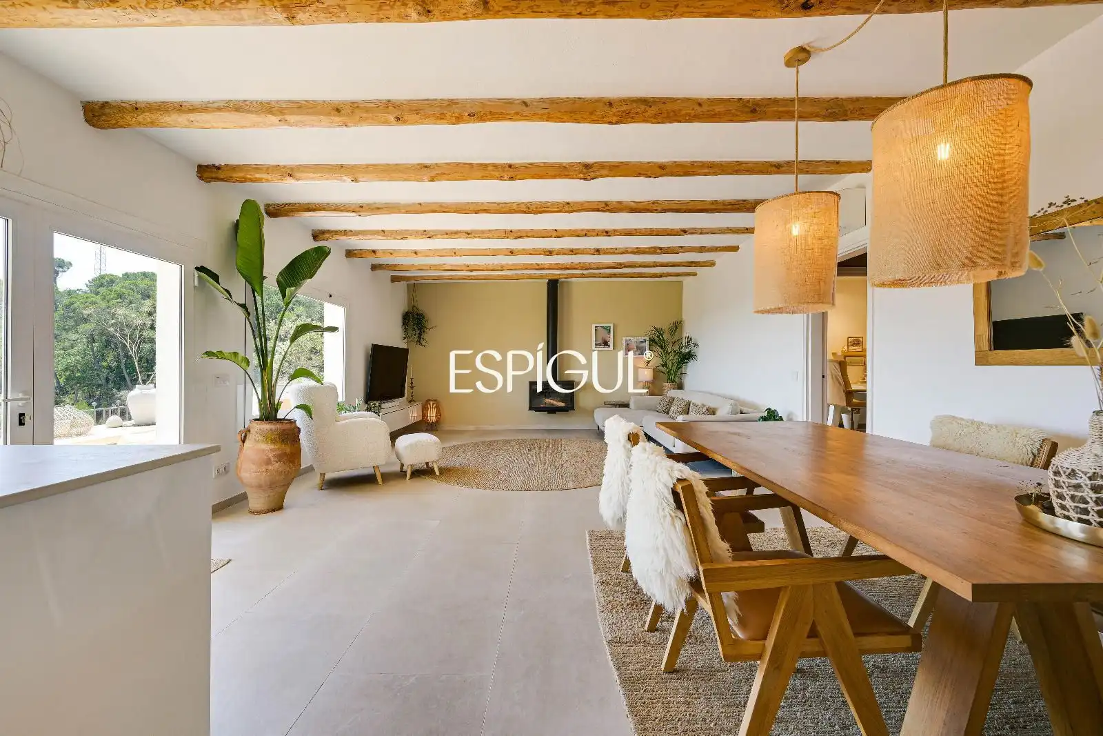 Sala d'estar de Casa o xalet en venda en Vall-llobrega amb Aire condicionat, Calefacció i Terrassa