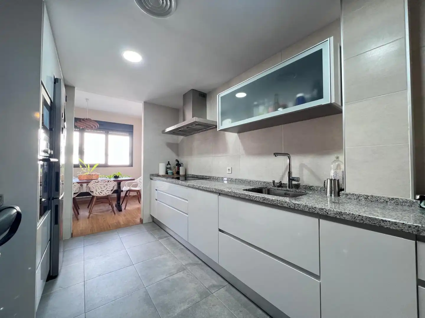 Kitchen of Flat for sale in Cáceres  with Storage room, Swimming Pool and Furnished