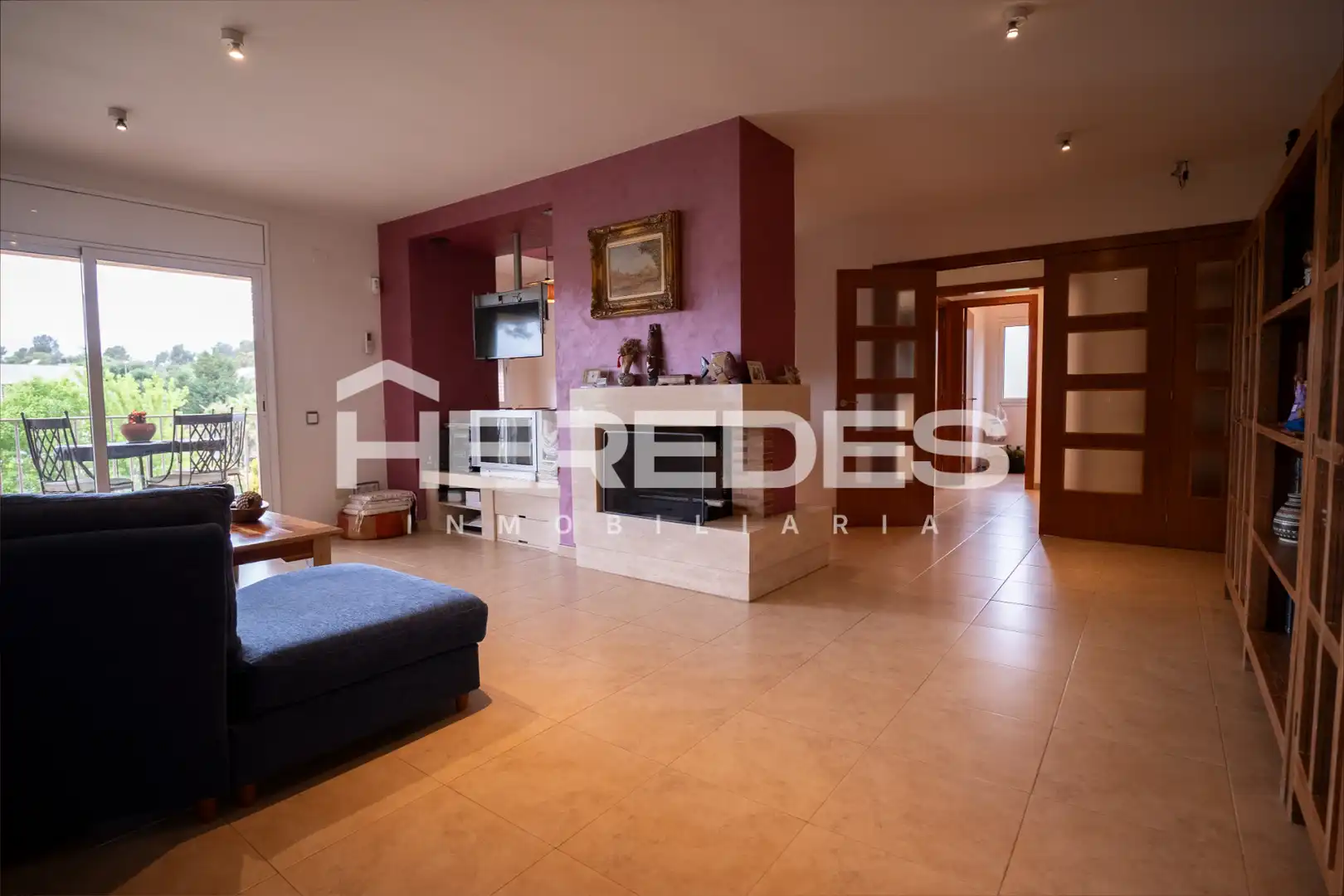 Sala de estar de Casa o chalet en venta en Sabadell con Aire acondicionado, Calefacción y Jardín privado