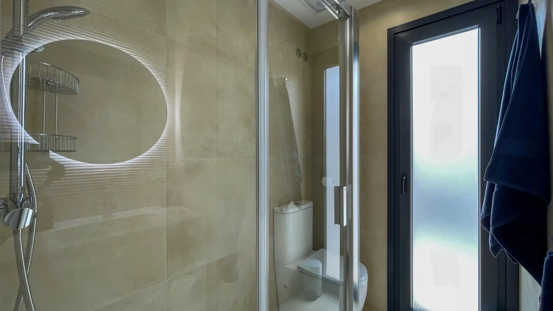 Bathroom of Houses for rent in Finestrat  with Air Conditioner, Heating and Private garden