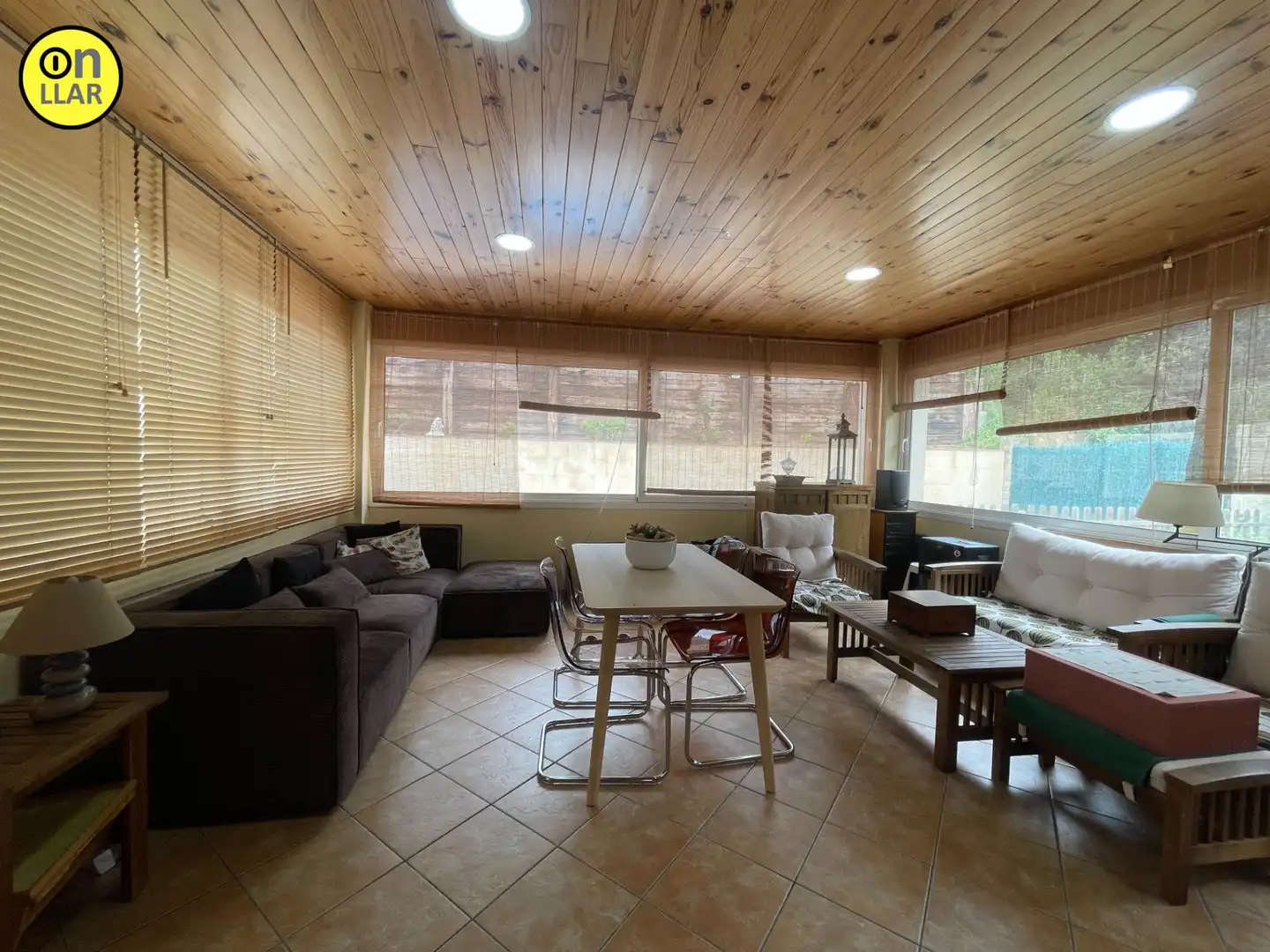 Sala de estar de Casa o chalet en venta en L'Ametlla del Vallès con Calefacción, Jardín privado y Terraza